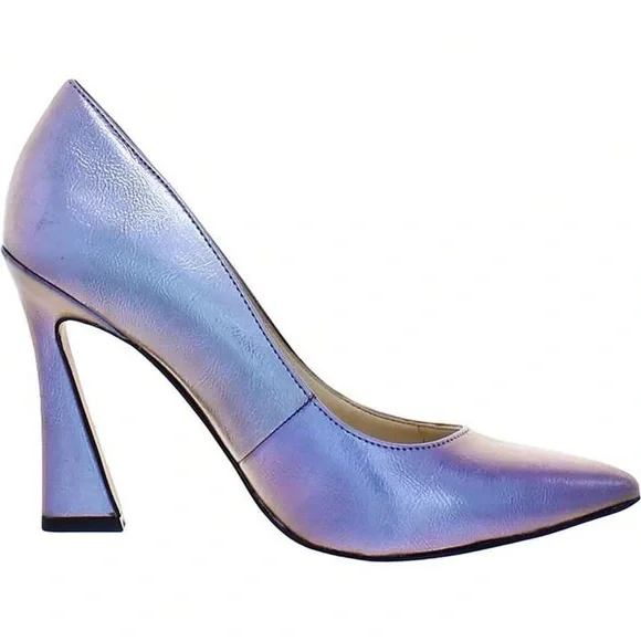 GUC Nine West Trendz Metallic Tapered Heel Pumps - Picture 3 of 12